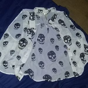 Skeleton design vest